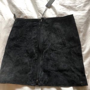 Blank nyc black suede skirt with tags size 27